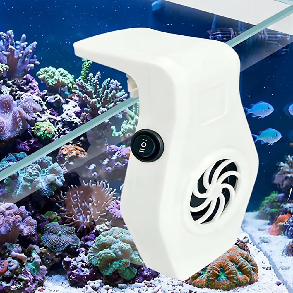 Marine Aquarium Mini - Aquariumkoelventilator Mini Clip-on Tank Cooler Sterke