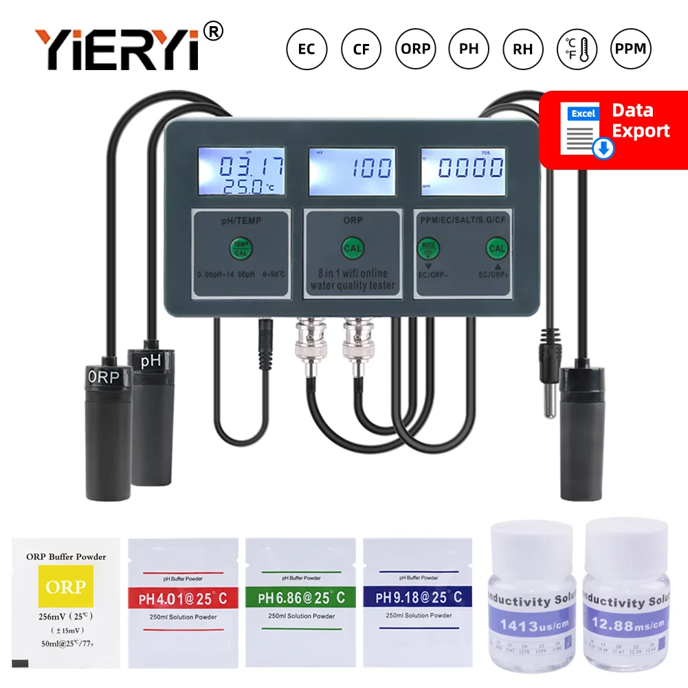 Marine Aquarium Par Meter - Yieryi Wifi Tuya Smart 8 In