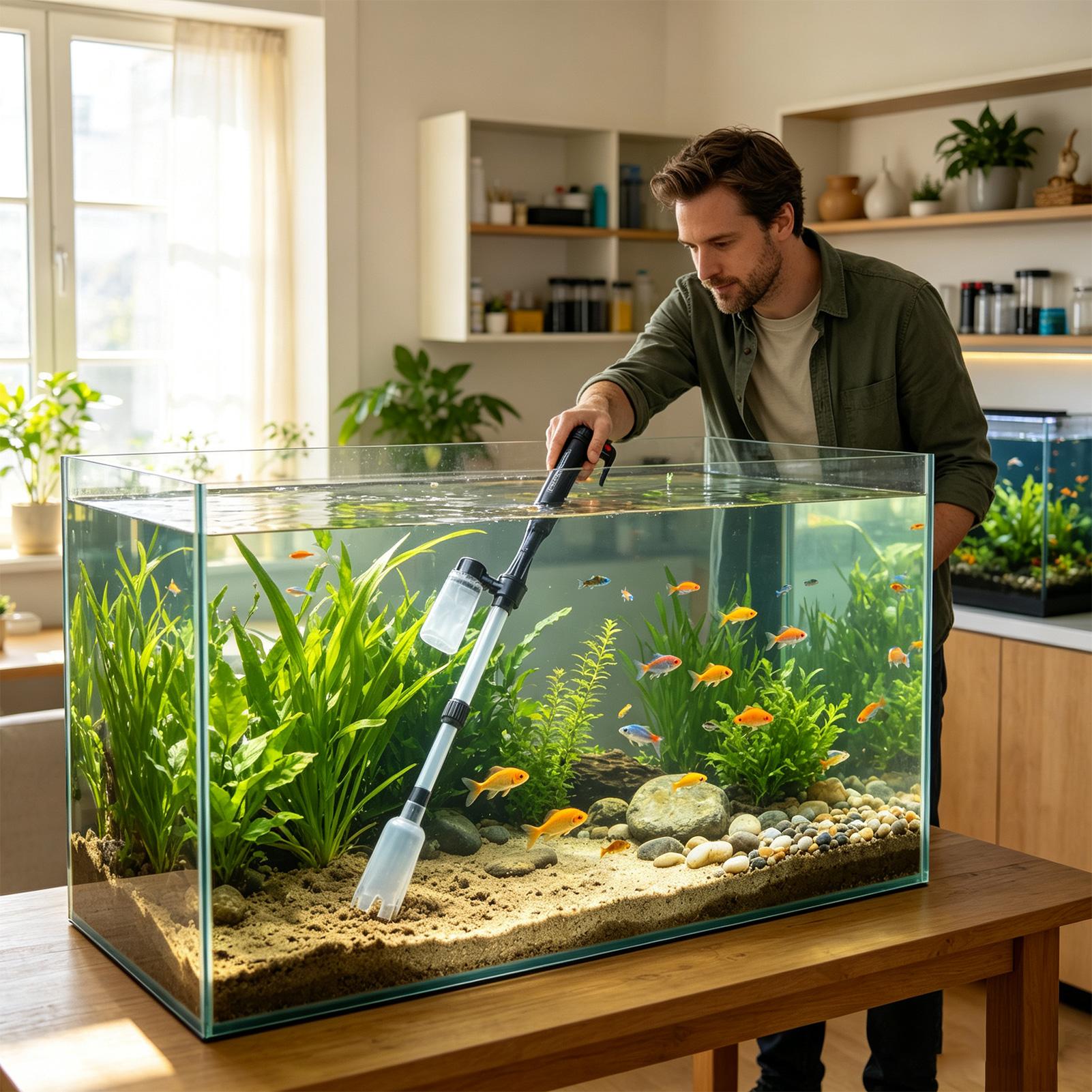 3-in-1 Aquariumstofzuiger, Gri - Aquarium Marine Sand recensie en prijs