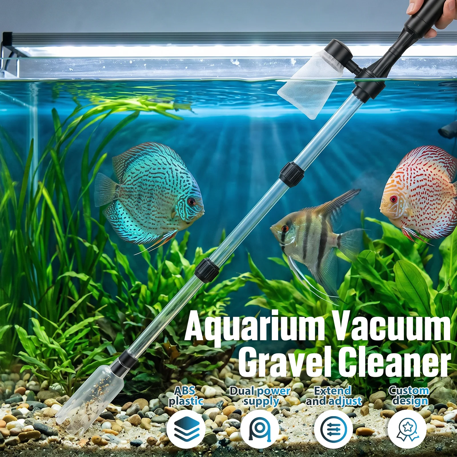 Aquariumstofzuiger grindreinig - Aquarium Marine Sand recensie en prijs