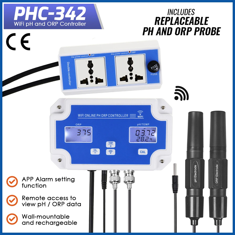 Tuya WiFi 3-in-1 PH ORP Temp C - Marine Aquarium Par Meter recensie en prijs