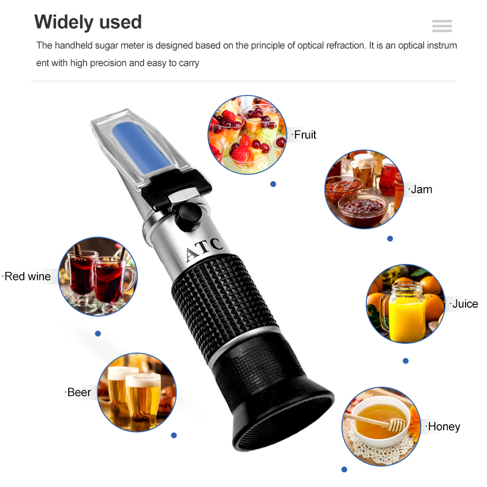 2 In 1 Draagbare Alcohol Brix  - Refractometer Salinity recensie en prijs