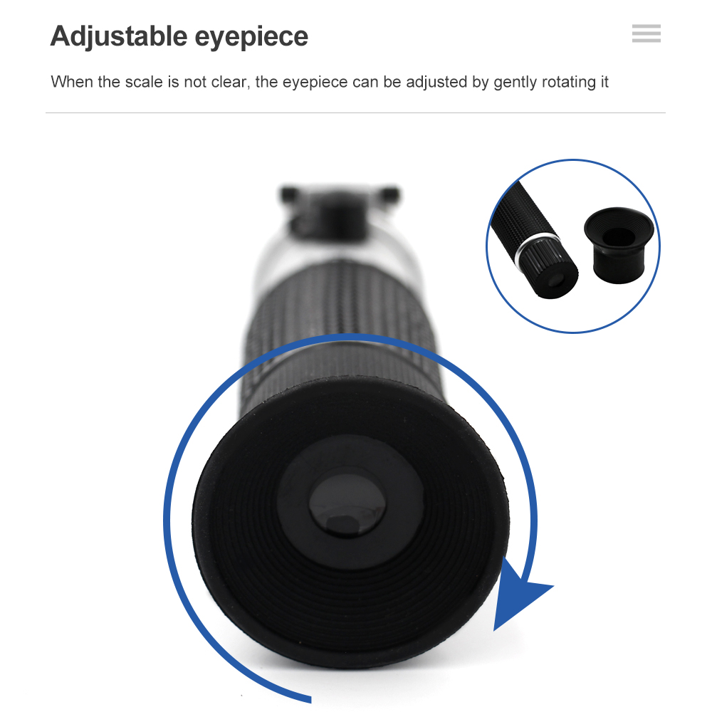 2 In 1 Draagbare Alcohol Brix  - Refractometer Salinity recensie en prijs