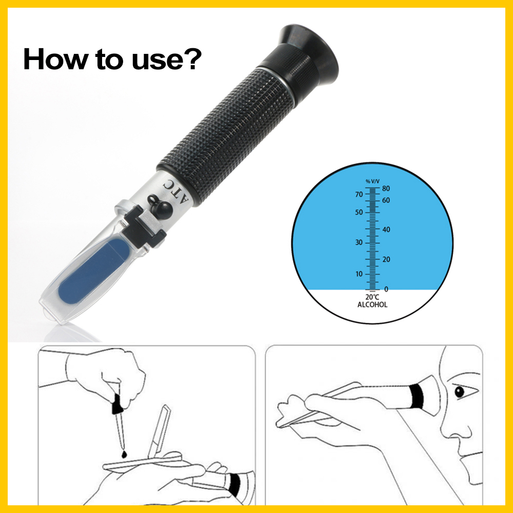 Rz Refractometer Alcohol Alcoh - Refractometer Salinity recensie en prijs
