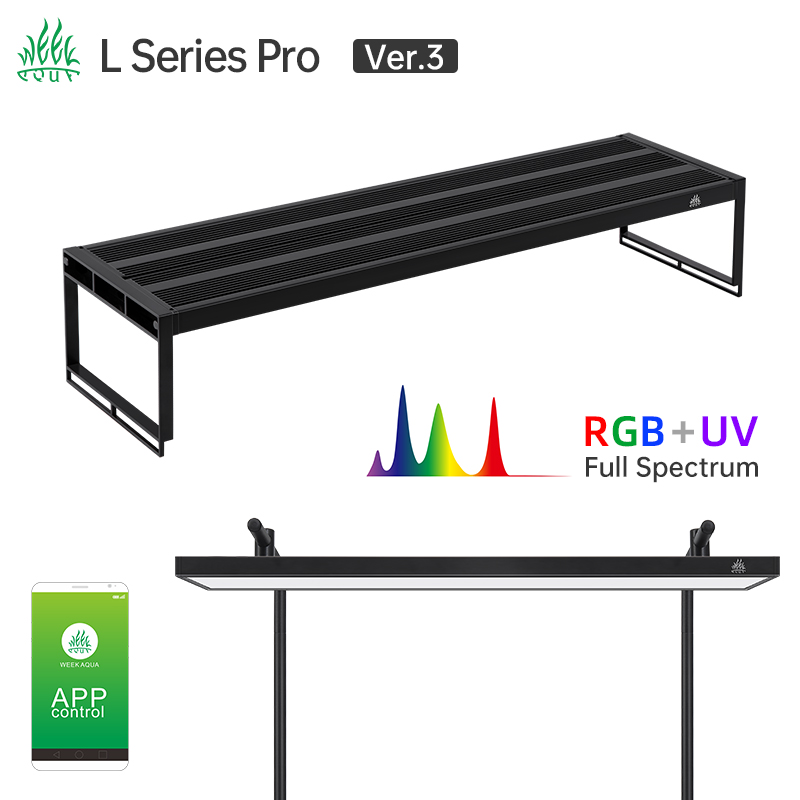WEEK AQUA L-serie APP-bedienin - Aquarium Marine Lights recensie en prijs