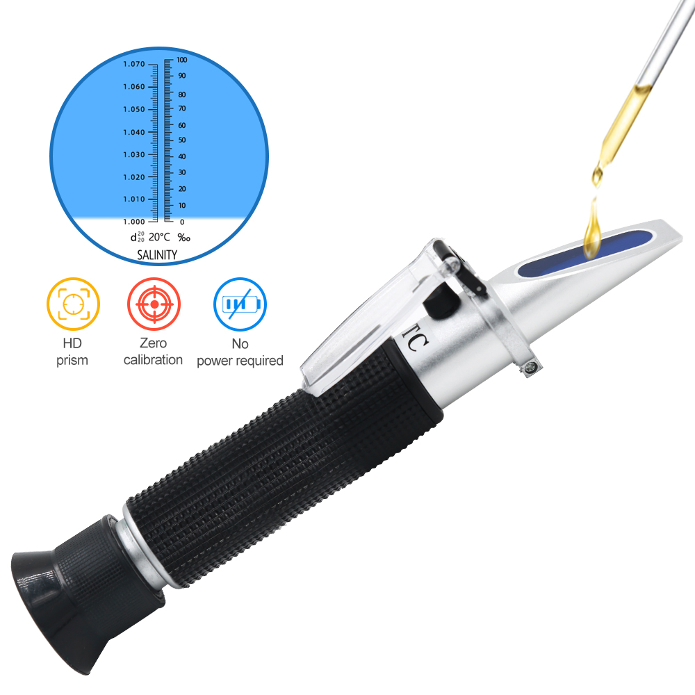 Handheld Zoutgehalte Refractom - Refractometer Salinity recensie en prijs