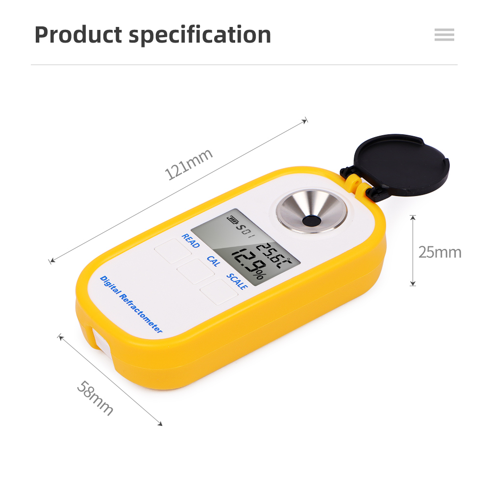 0-94%/0-90%/0-50% Honing Refra - Refractometer Salinity recensie en prijs
